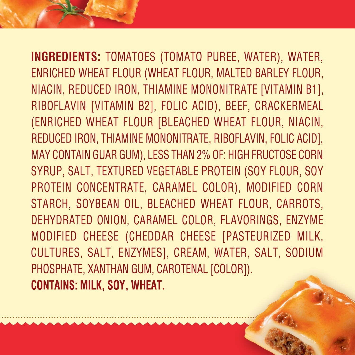 Easy Microwave Beef Ravioli in Pasta Sauce - Pack of 12 Convenient Bowls