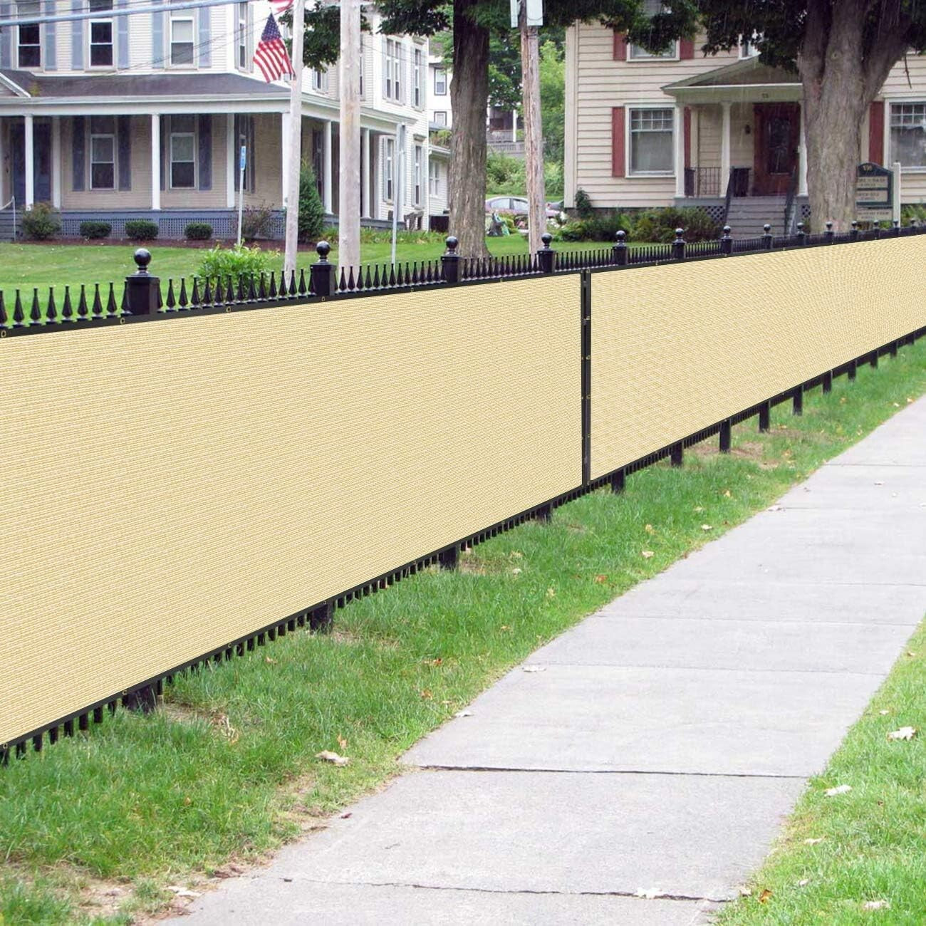 Economical Heavy-Duty Privacy Net Cover 6ft x 50ft - Enhance Your Outdoor Space