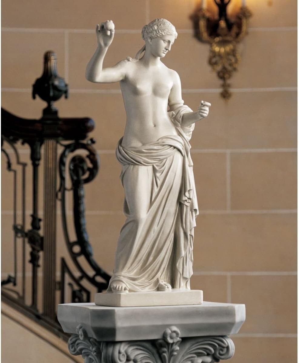 Goddess Venus of Arles: Elegant Antique-style Resin Sculpture for All Seasons