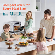 Load image into Gallery viewer, Smart 12-in-1 Air Fryer Toaster Oven Combo - 26QT Stainless Steel Masterpiece
