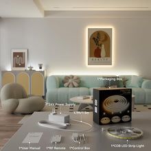 Load image into Gallery viewer, App Controlled COB LED Strip Light - 32.8ft Dimmable &amp; Music Sync Functionality