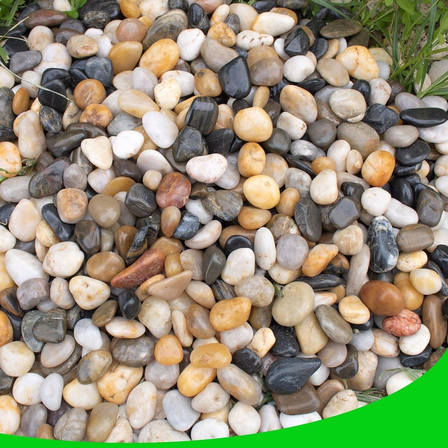 Elegant Natural Stones for Indoor & Outdoor Use - 18 lbs, Eco-Friendly Choice