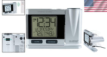 Load image into Gallery viewer, Stylish Atomic Projection Clock with Temperature Display for Effortless Viewing
