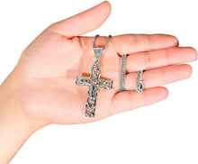 Load image into Gallery viewer, Elegant 24k Gold Crucifix Necklace with Lifetime Replacement Guarantee