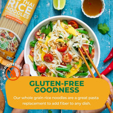 Load image into Gallery viewer, Organic Gluten-Free Brown Rice Pad Thai Noodles - Authentic Flavor Pack of 8