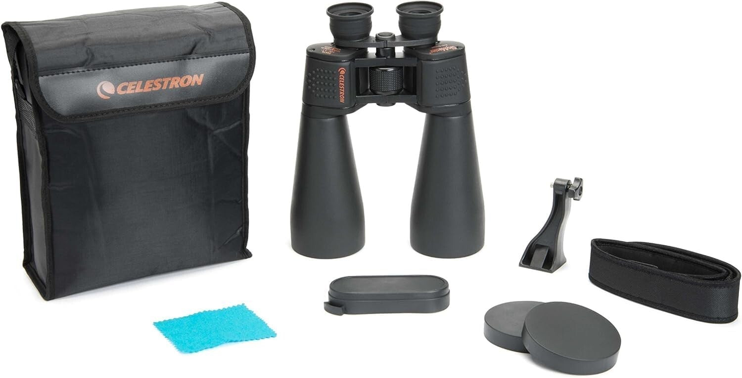 25x70 Binoculars with BaK-4 Prism Glass, Water-Resistant Case & Tripod Adapter