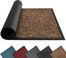 Load image into Gallery viewer, Durable Brown Outdoor Indoor Doormat 72'' x 48'' - Machine Washable Entry Rug