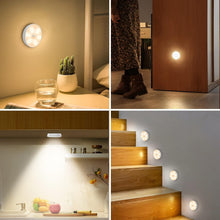 Load image into Gallery viewer, 6-Pack Wireless Motion Sensor LED Puck Lights with Remote - 3 Color Temperatures