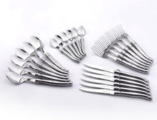 Load image into Gallery viewer, Stainless Steel 24-Piece Flatware Set - Traditional Cutlery with Stylish Drawer