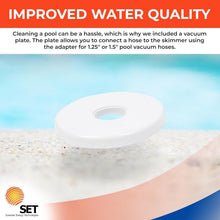 Load image into Gallery viewer, Complete Above Ground Pool Thru-Wall Skimmer with Flexible Vacuum Hose Adapter