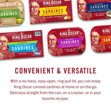 Load image into Gallery viewer, Premium Wild Caught Sardines in Zesty Tomato Sauce - 12 Cans Pack - 3.75 oz