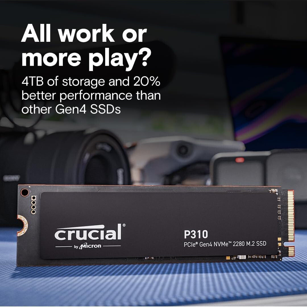 High-Performance 2TB P310 PCIe Gen4 SSD – Ideal for Gaming & Productivity