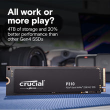 Load image into Gallery viewer, High-Performance 2TB P310 PCIe Gen4 SSD – Ideal for Gaming &amp; Productivity