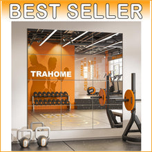 Load image into Gallery viewer, Versatile 16"x12" Frameless Wall Mirrors - 12 Piece Home Gym &amp; Living Room Set