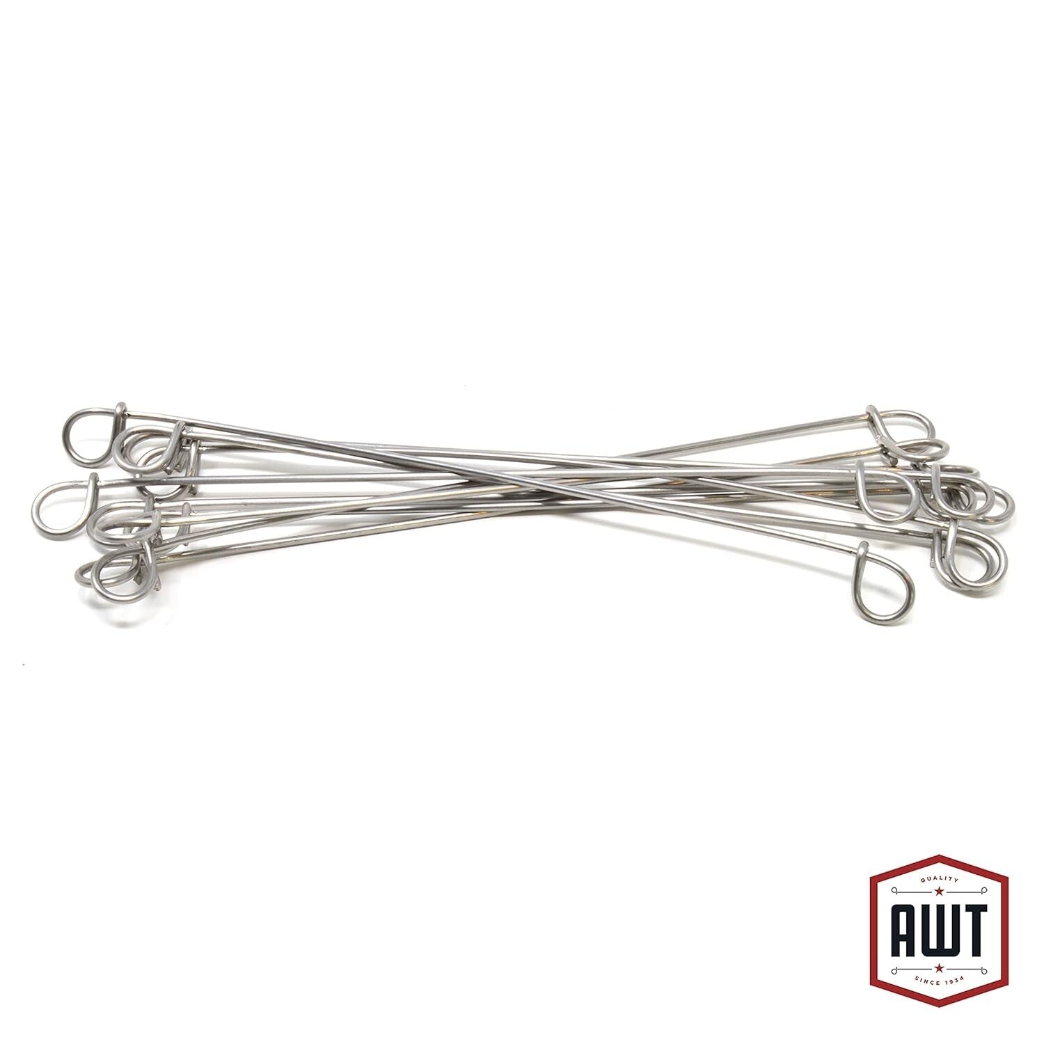 1000-Pack of 6" 16-Gauge Stainless Steel Double Loop Tie Wire – Durable Solution