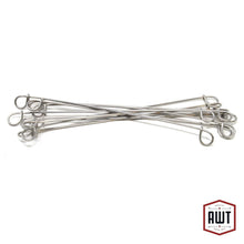 Load image into Gallery viewer, 1000-Pack of 6" 16-Gauge Stainless Steel Double Loop Tie Wire – Durable Solution