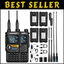 Load image into Gallery viewer, Enhanced 2nd Gen H8 GMRS Radio - Long-Range, Bluetooth, 2500mAh, 2 Pack Kit