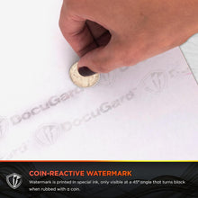 Load image into Gallery viewer, Environmentally Friendly Blue Security Paper - 500 Sheets, Perfect for Legal Use