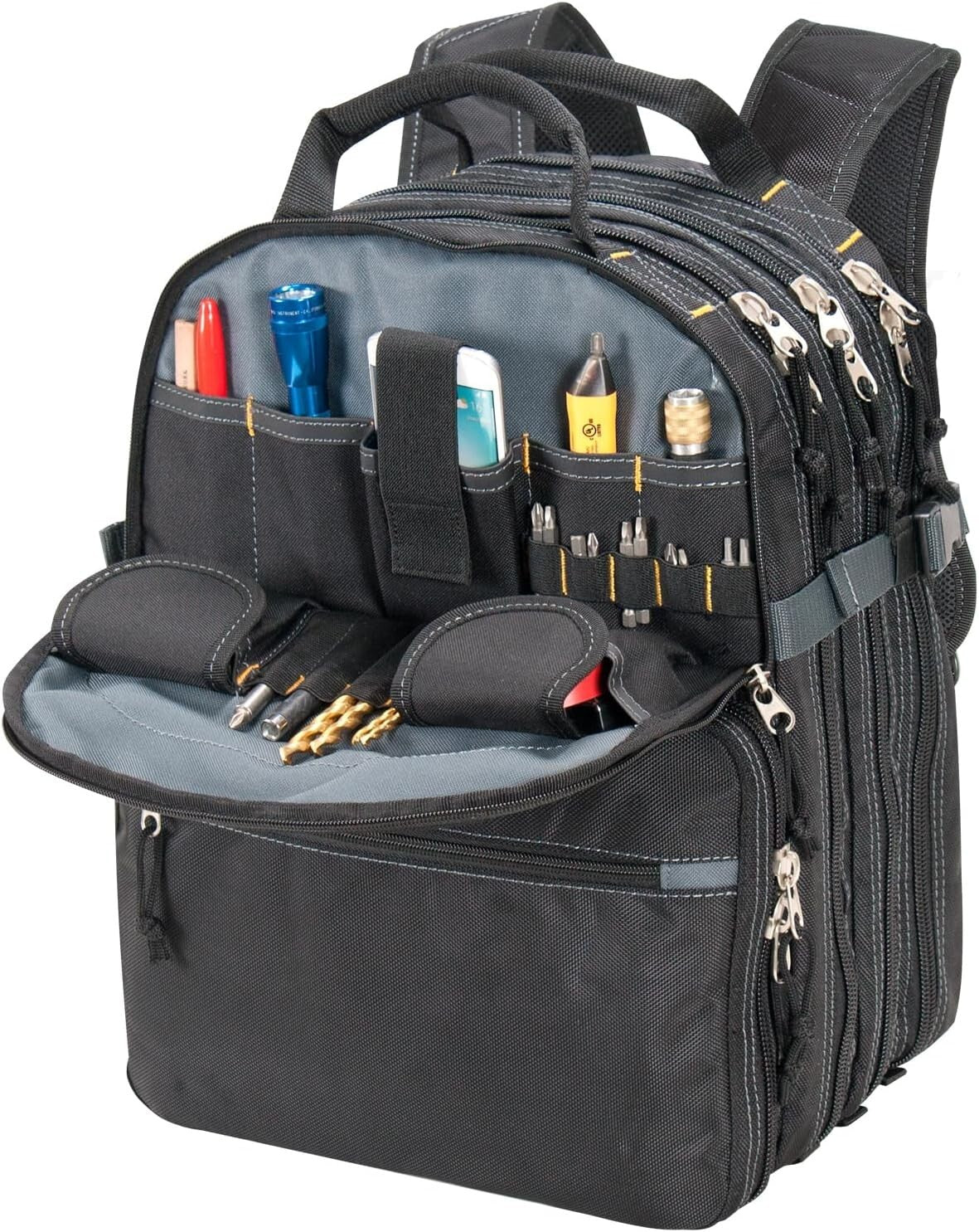 Durable 75-Pocket Tool Storage Backpack - Essential for DIY and Professionals