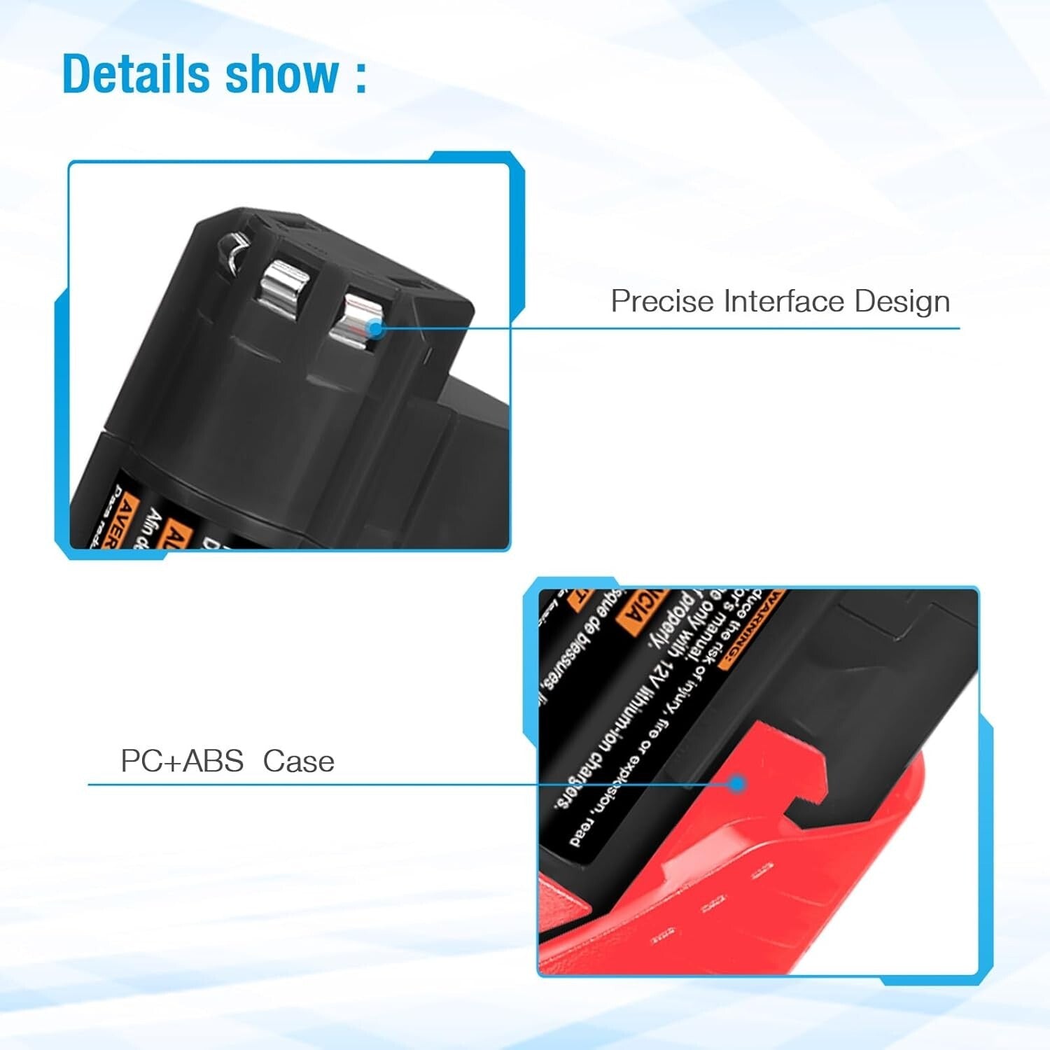 Rechargeable 4-Pack M12 Batteries – Intelligent Protection & No Memory Effect