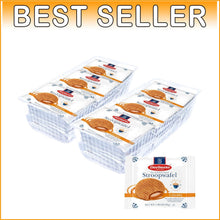 Load image into Gallery viewer, Gourmet Caramel Stroopwafels - Dutch Cookies, No Artificial Additives, 48 Count