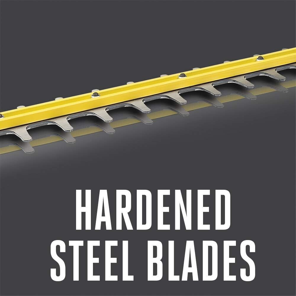 Efficient Lightweight 24" Hedge Trimmer with Brushless Motor & Battery Included