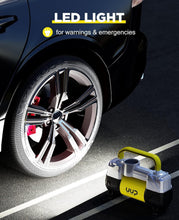 Load image into Gallery viewer, Portable 150 PSI Air Compressor with Nozzle Adapters &amp; LED for Safe Travels