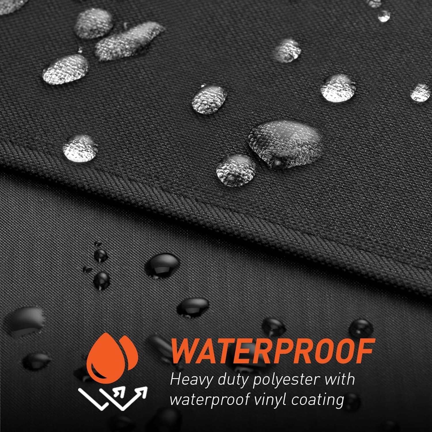 Durable Fade-Resistant Grill Cover for 75" Combo Grills - Adjustable Drawstring