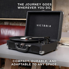 Load image into Gallery viewer, Upgraded Sound 3-Speed Suitcase Record Player with Bluetooth Speakers - Mint