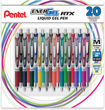 Load image into Gallery viewer, Smooth Writing Premium Retractable Gel Pen - EnerGel RTX 20 Pack Assorted Colors