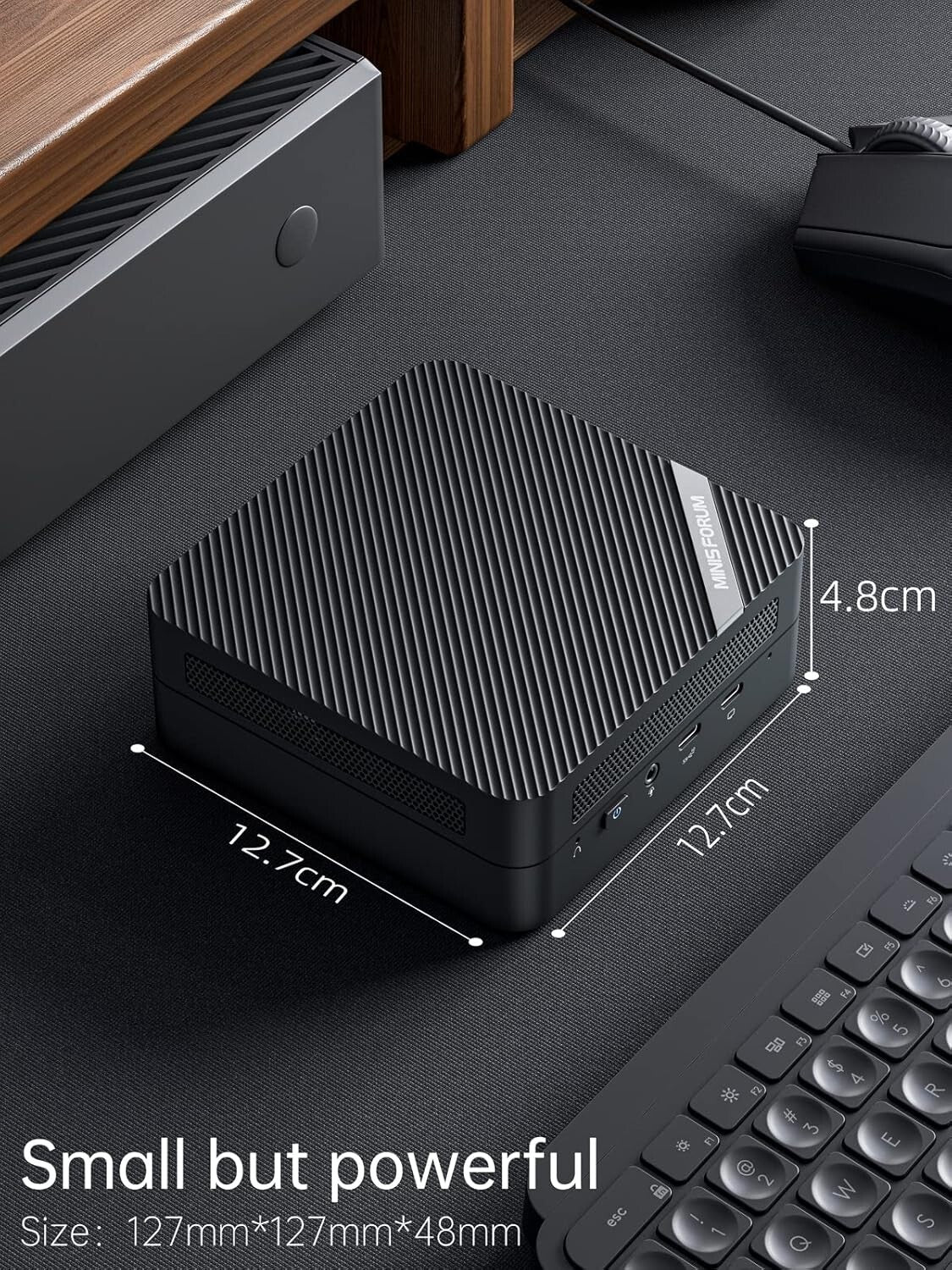 Venus Mini PC Ryzen 5 7535HS, 16GB RAM, 512GB SSD, 4K Excel Performance