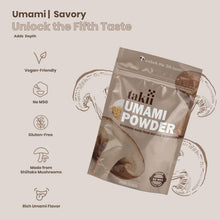 Load image into Gallery viewer, Umami Powder - Shiitake Mushroom Flavor Enhancer, 12 Bags Vegan &amp; Gluten-Free