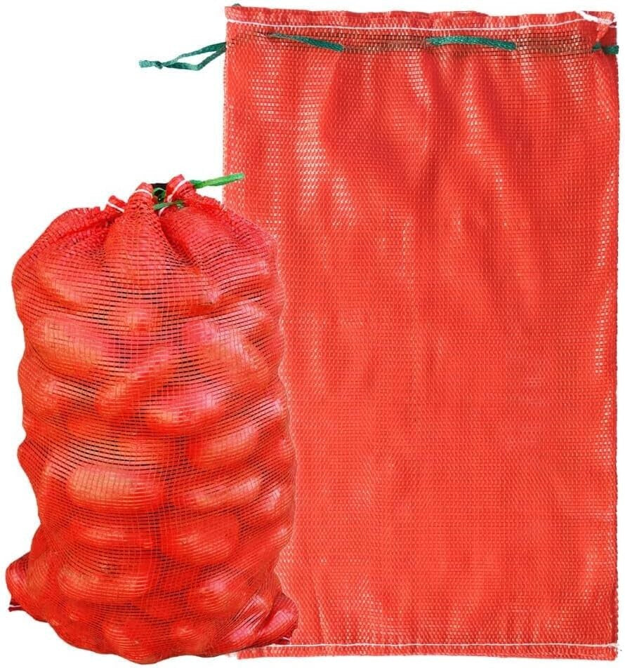 Extra Large 21 x 32 Inch Mesh Vegetable Storage Bags - 60 lbs Capacity
