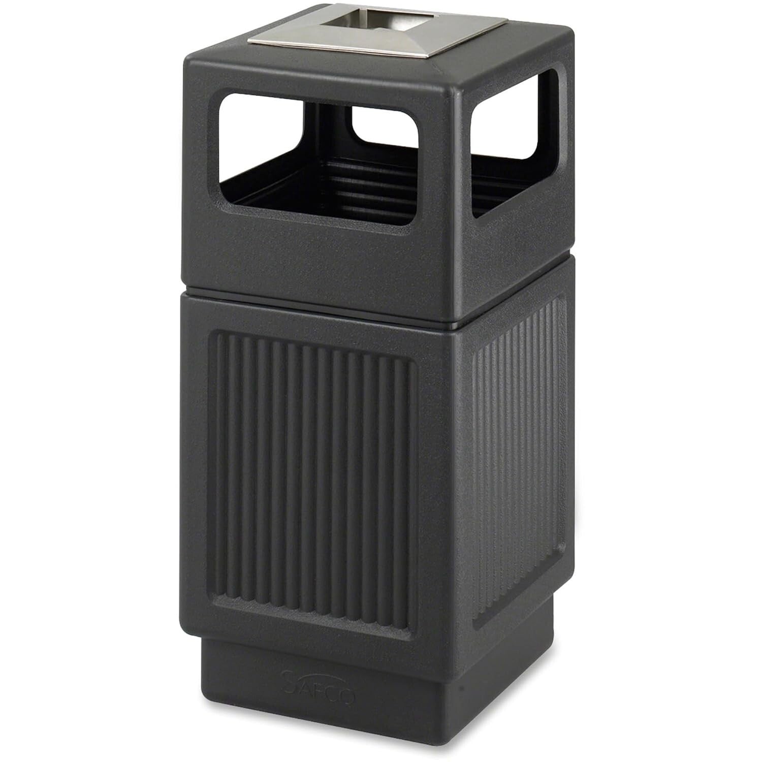 38 Gallon Heavy Duty Trash Can - Hands-Free Disposal for Indoor & Outdoor Use
