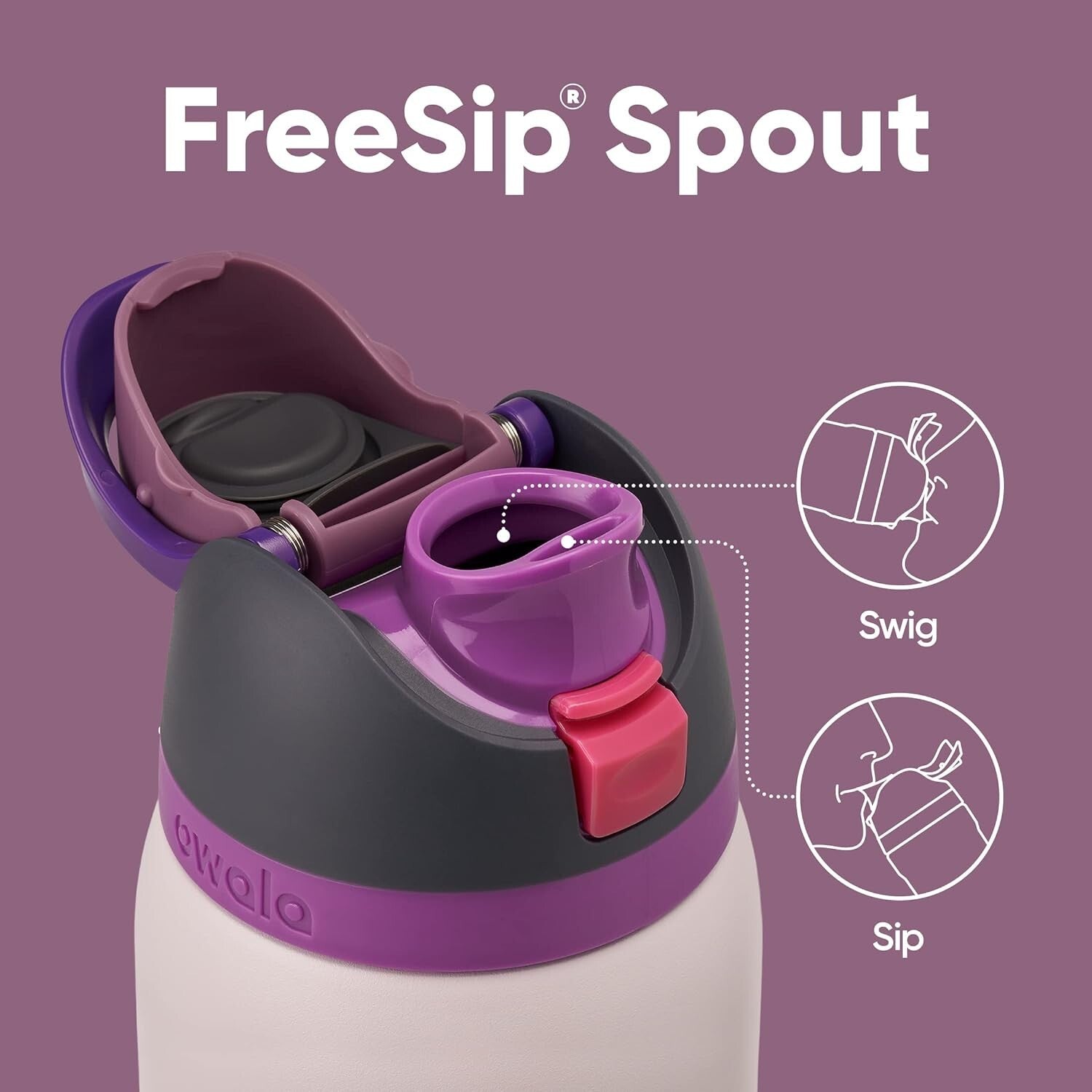 40 oz Insulated Stainless Steel Water Bottle with FreeSip Straw - Dreamy Field