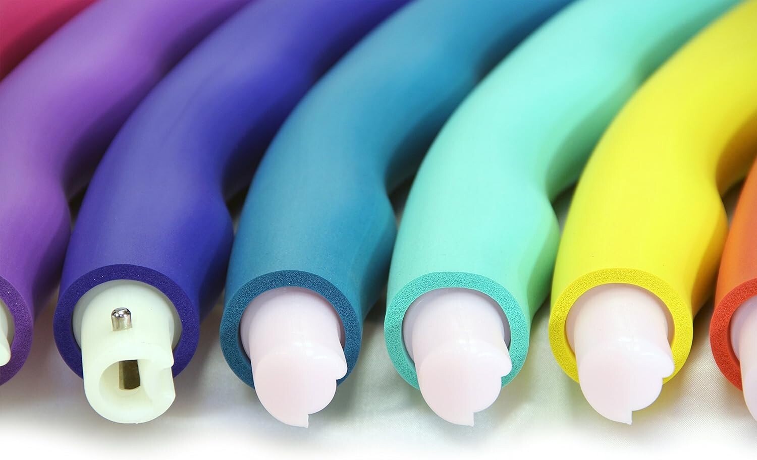 41-Inch Large Rainbow Hula Hoop - Boost Core Strength and Lose Weight Fast