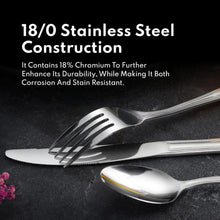 Load image into Gallery viewer, Complete Bead Pattern Stainless Steel Cutlery Set - 60 Pieces for Stylish Dining