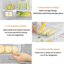 Load image into Gallery viewer, Multipurpose Clear Refrigerator Bin with Egg Tray – Ideal for Snacks &amp; Cold Cuts