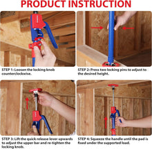 Load image into Gallery viewer, Heavy Duty 3rd Hand Support System with Rotating Head - Adjustable 54-114"