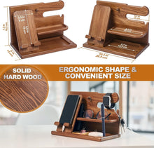Load image into Gallery viewer, Multifunctional Phone Charging Station - Organizer for Watches, Wallets &amp; More