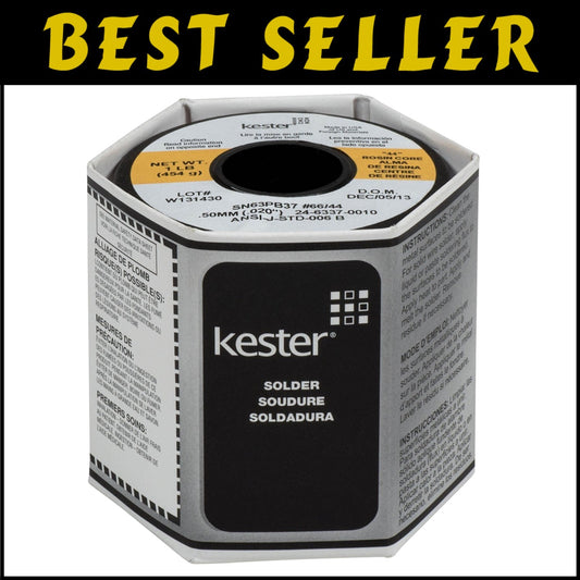 High Activity Flux-Cored Solder 44 Rosin Core 1 lb - Perfect for Precision Work