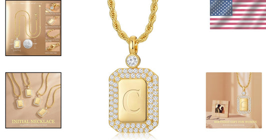 Unique Gold Filled Initial Necklace for Women - Your Name in Elegance & Style