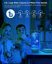 Load image into Gallery viewer, Dynamic Jellyfish Lamp for Home &amp; Office, 4 Speed Modes and Color Changing Light