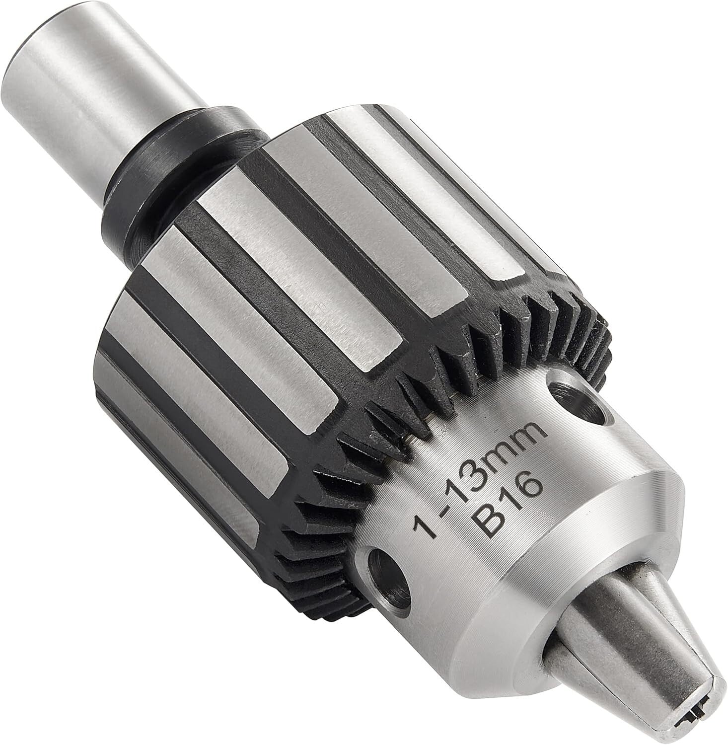 1/2" Heavy Duty Keyed Drill Chuck with 3/4" Weldon Shank for Precision Drilling