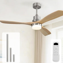 Load image into Gallery viewer, Low Profile 52-Inch Ceiling Fan - Remote Control, Energy-Saving &amp; Stylish Design
