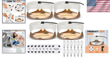 Load image into Gallery viewer, Durable Indoor Flea Light Trap Bundle - 4 Traps with UV Bulbs &amp; Sticky Discs