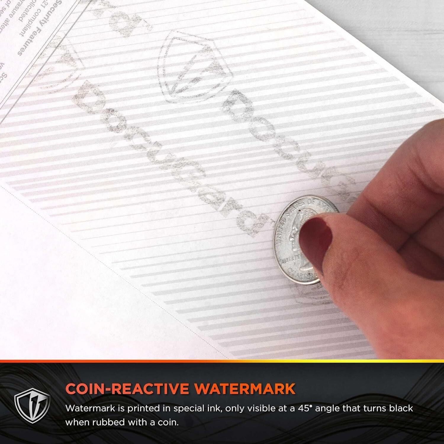 Eco-Friendly 24 lb Blue Marble Top Checks - 2500 Sheets with Anti-Fraud Features