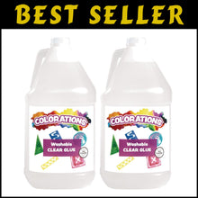 Load image into Gallery viewer, Value Pack 2 Gallons Washable Clear Glue - Ideal for Slime, Crafts &amp; Projects