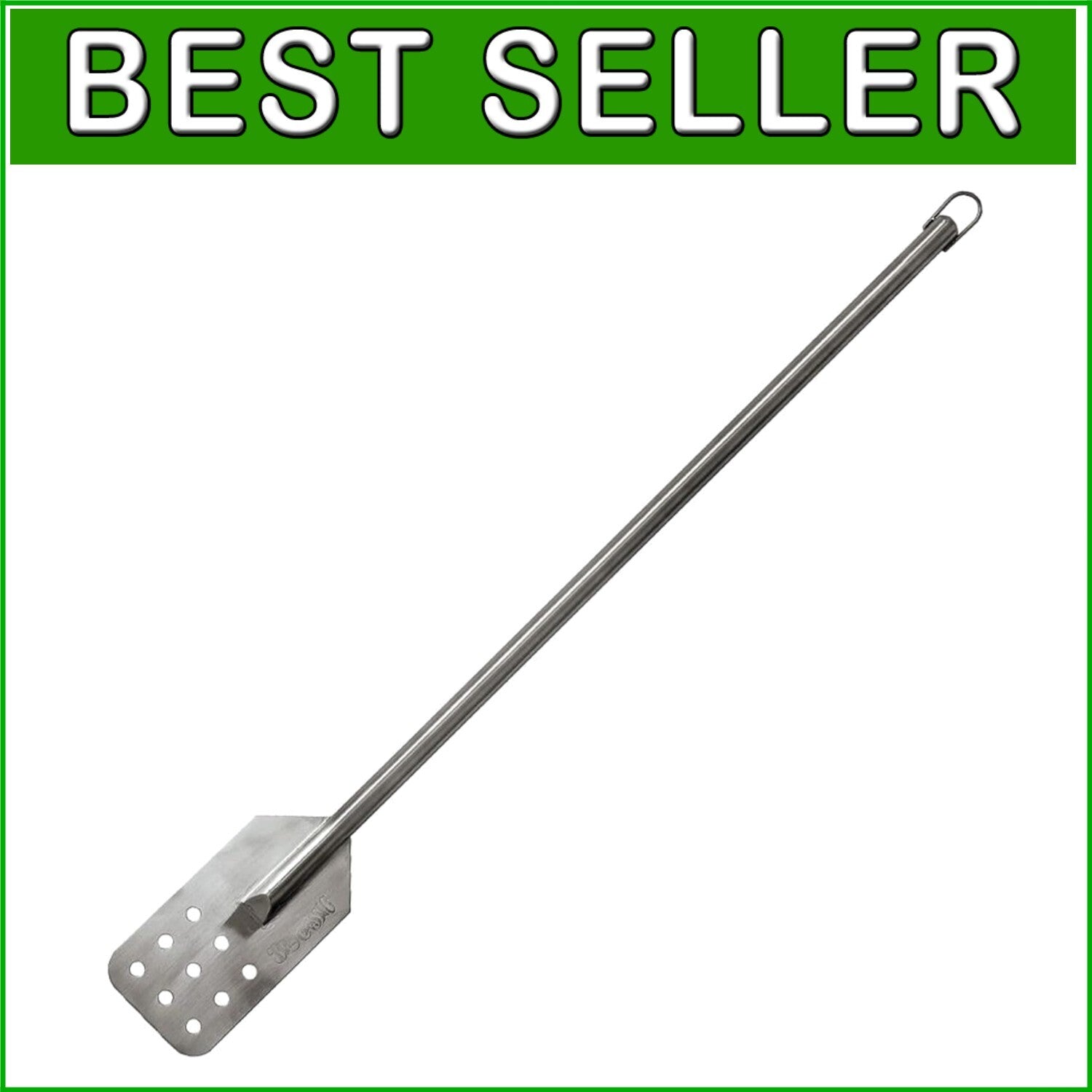 Crawfish Boil Essential: 42-in Stainless Steel Stir Paddle with 4-in Wide Blade