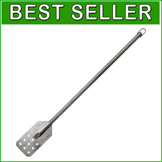 Crawfish Boil Essential: 42-in Stainless Steel Stir Paddle with 4-in Wide Blade